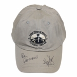 Ray Romano & Kevin James Signed AT&T Pebble Beach National Pro-Am Hat - Clampett Collection JSA ALOA
