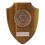 Bobby Clampett's Brigham Young University Cougar Club Plaque