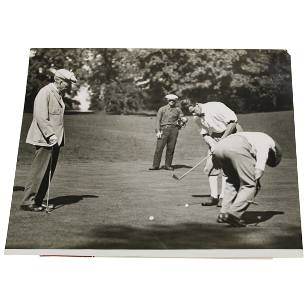 1921 John D. Rockefeller, "Richest Man in the World on the Golf Course"