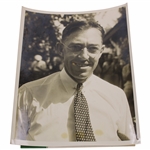 1931 Francis Ouimet, Recaptures U.S. Amateur Outstanding Vintage Portrait Photo