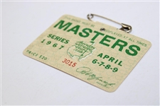 1967 Masters Tournament SERIES Badge #3015 - Gay Brewer Winner