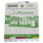 2019 Masters Tournament SERIES Badge #Q01459 - Tiger Woods Fifth Masters Win