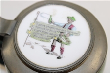 O'Hara Dial Co. (Lenox) Green Stein with 'That Old Solomon' Lid circa 1900 - With Repairs