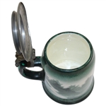O'Hara Dial Co. (Lenox) Green Stein with 'That Old Solomon' Lid circa 1900 - With Repairs