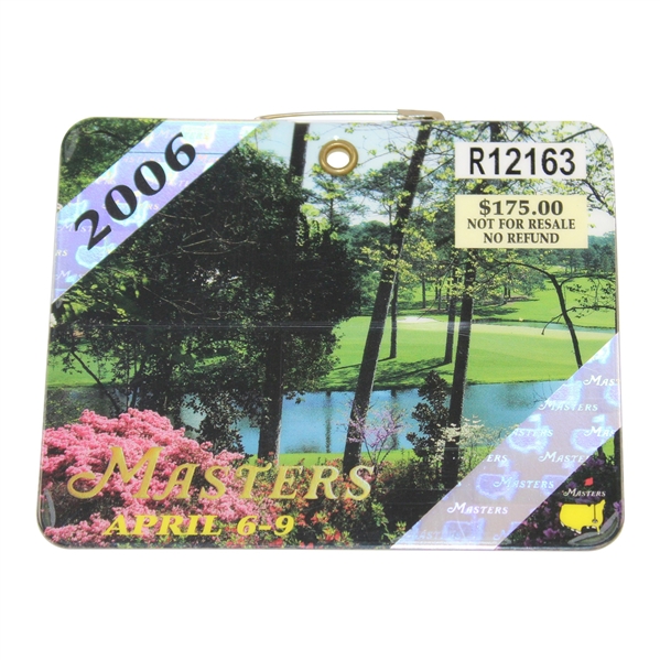 2006 Masters Tournament SERIES Badge #R12163 - Phil Mickelson Winner