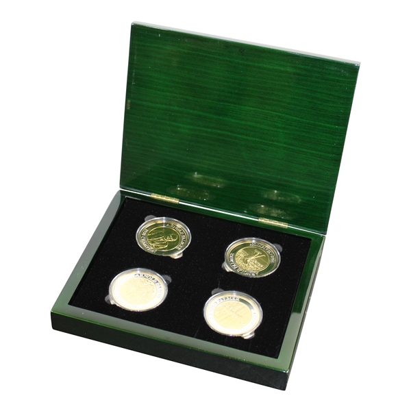 Arnold Palmer Ltd Ed Masters Commemorative Coins Set in Original Emerald Box with COA #233/750