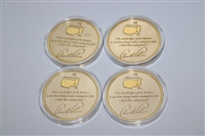 Arnold Palmer Ltd Ed Masters Commemorative Coins Set in Original Emerald Box with COA #233/750