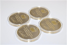 Arnold Palmer Ltd Ed Masters Commemorative Coins Set in Original Emerald Box with COA #233/750