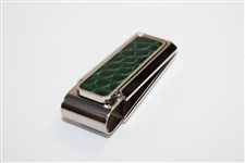 2007 Augusta National GC Masters Tournament Gift - Alligator Skin Money Clip in Box with Card