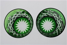 Augusta National Masters Limited Pair of Emerald Cut Rocks Glasses in Box