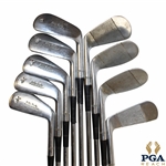 Set of Billy Burke Autograph "PUNCHIRON" Collapsable Golf Irons - PGA REACH COLLECTION