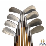 Set of Spalding Tournament Model Stainless Ellis Reg. No. 228546 Golf Irons - PGA REACH COLLECTION