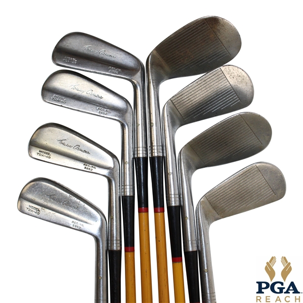 Set of MacGregor Tommy Armour Model TDA-40 Reg. No. 3852 Golf Irons - PGA REACH COLLECTION