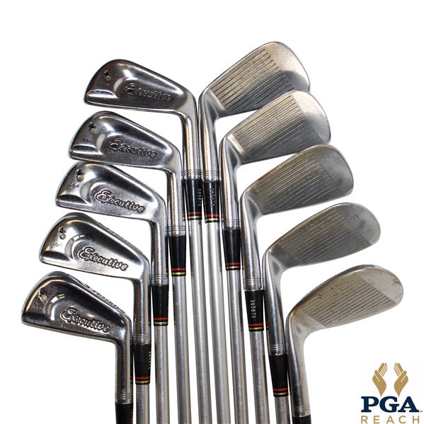 Set of Spalding Executive MV2 Registered Golf Irons - PGA REACH COLLECTION