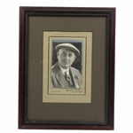 Harry Vardon Signed & Dated Silverprint Portrait Photo Display - Framed JSA FULL #YY10077