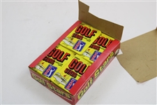 1981 Donruss Golf Stars Bubble Gum Card Box with 36 Unopened Packs
