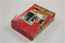 1981 Donruss Golf Stars Bubble Gum Card Box with 36 Unopened Packs