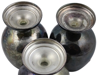 (3) 1977 Gallo Premium Cup Winner Trophy Goblets