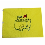 Arnold Palmer Signed 2016 Masters Embroidered Flag - Bobby Clampett Collection JSA ALOA