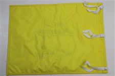 Arnold Palmer Signed 2016 Masters Embroidered Flag - Bobby Clampett Collection JSA ALOA