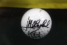 Jose Maria Olazabal Signed 2001 Masters Flag & Golf Ball
