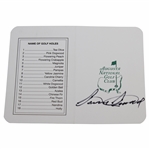 Sam Snead Signed Augusta National GC Scorecard JSA ALOA