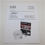 Bobby Clampett Signed Impact Zone Golf Ball & 'The Aspects of Impact' Book JSA ALOA