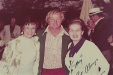 Jack Nicklaus Signed & Dated 1973 Masters Photo - Personalized JSA ALOA
