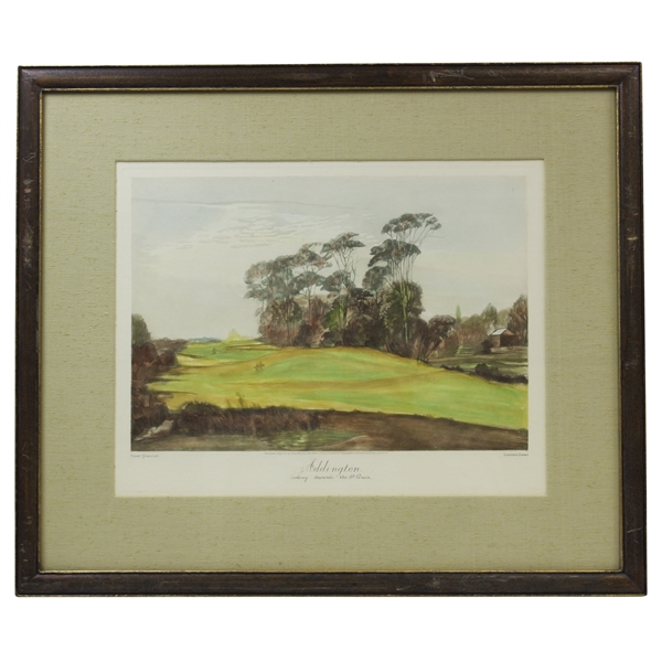 Addington Country Club Looking Toward The 4th Green Print - Earnest Greenwood And Lawrence Josset