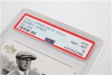 Bobby Jones 2002 Upper Deck Silver Golf Card #56 PSA 8 NM-MT #42043298