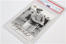 Bobby Jones 2002 Upper Deck Silver Golf Card #56 PSA 8 NM-MT #42043298
