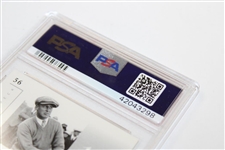 Bobby Jones 2002 Upper Deck Silver Golf Card #56 PSA 8 NM-MT #42043298