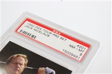 1992 Jack Nicklaus PGA Tour Pro Set Card #201 PSA 8 NM-MT #15009461