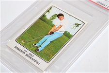 Roberto Bernardini 1973 Pannini Campioni Dello Sport Golf Card #376 PSA 8 NM-MT #25894131