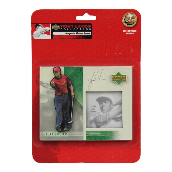 Tiger Woods Upper Deck Collection Magnetic Picture Frame in Original Unopened Box