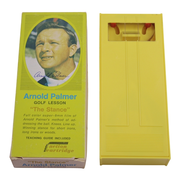 Classic Arnold Palmer Golf Lesson "The Stance" Action Cartridge in Original Box