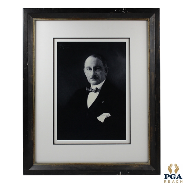 Conrad F. Haeseler B&W Portrait Photo - Framed