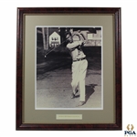 Jim Barnes 1916 & 1919 PGA Champion Oversize Photo - Framed