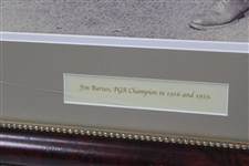Jim Barnes 1916 & 1919 PGA Champion Oversize Photo - Framed