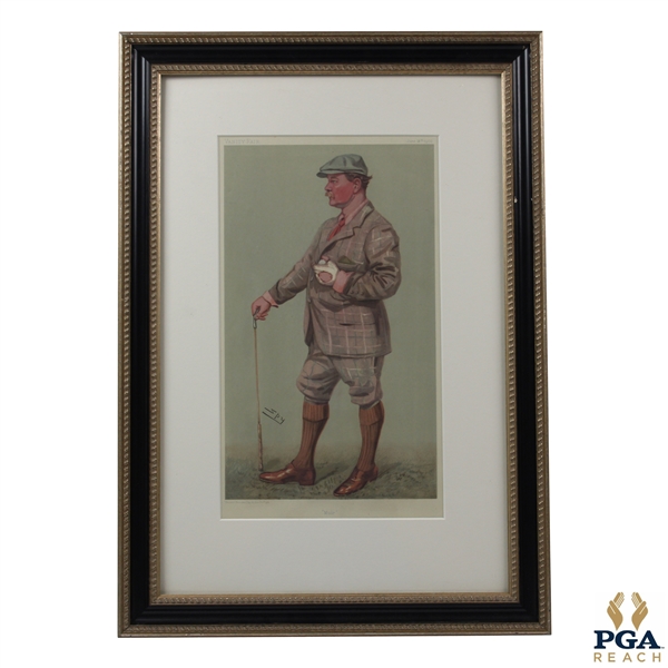 1903 Vanity Fair "Muir" Spy Illustration - Framed