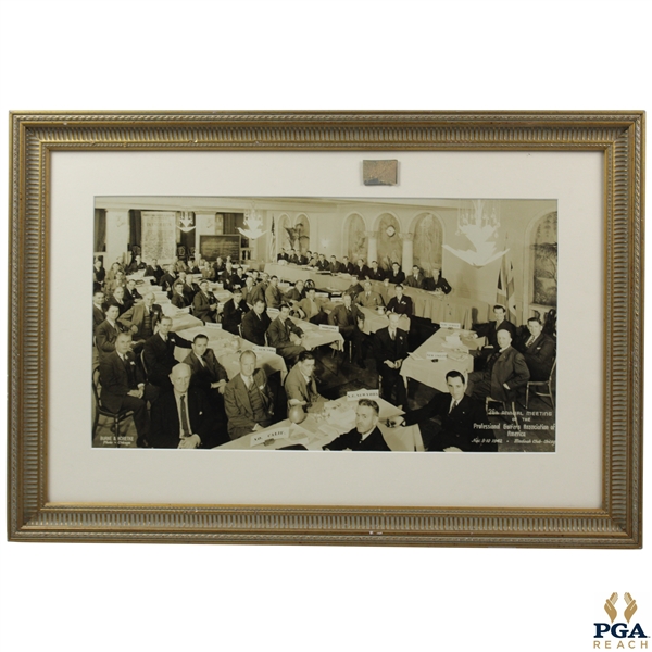 1942 PGA of America's 26th Annual Meeting at Medinah Club Burke & Koretke Photo - Framed