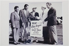 1954 Beat Ben Hogan National Golf Day Benefit U.S.O. & National Golf Fund Photo - Framed