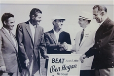 1954 Beat Ben Hogan National Golf Day Benefit U.S.O. & National Golf Fund Photo - Framed