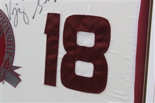 Vijay Singh Signed 1998 PGA Championship at Sahalee Flag - Framed JSA ALOA