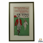 c. 1897 In Outing For June Magazine w/Haskell Golf Illustration Cover w/Findlay Douglas/Hanson Hiss