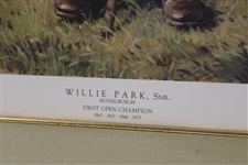 1988 Willie Park Arthur Weaver Senior Musselburgh Ltd Ed #146/350 Print w/Remarque - Framed