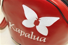 Hale Irwin's Personal Tournament Used Red Kapalua Miller Golf Bag