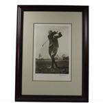 Harry Vardon Signed Large Format Circa 1905 George Beldam Photogravure - Framed JSA ALOA