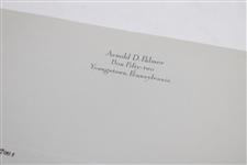 Arnold Palmer Signed Letter to PGA Ex. Dir. Tom Crane on Pers. Letterhead - JSA ALOA