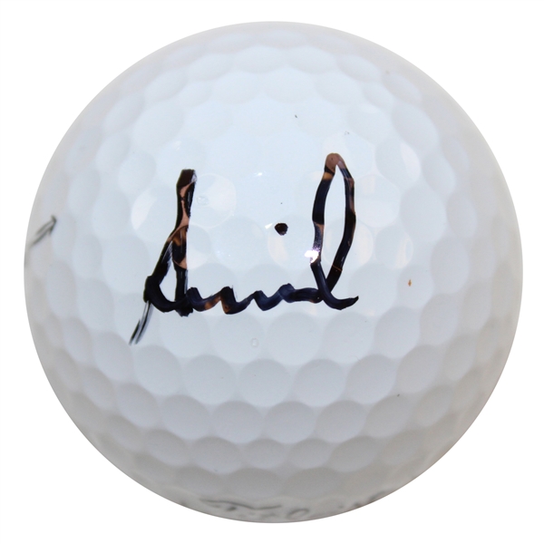 Annika Sorenstam Signed Titleist Logo Golf Ball JSA ALOA